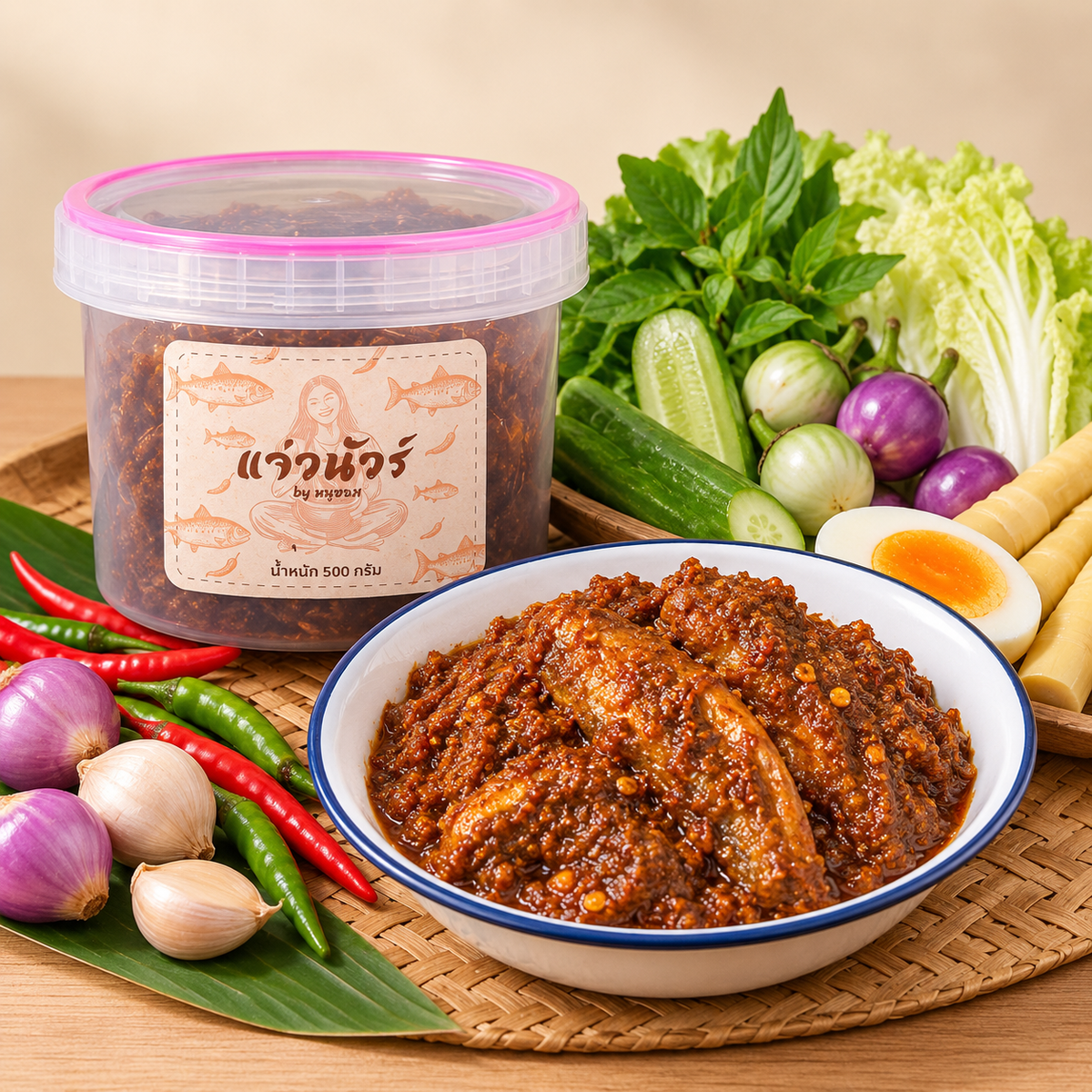Pla Daek Bong-Spicy Fermented Fish Relish